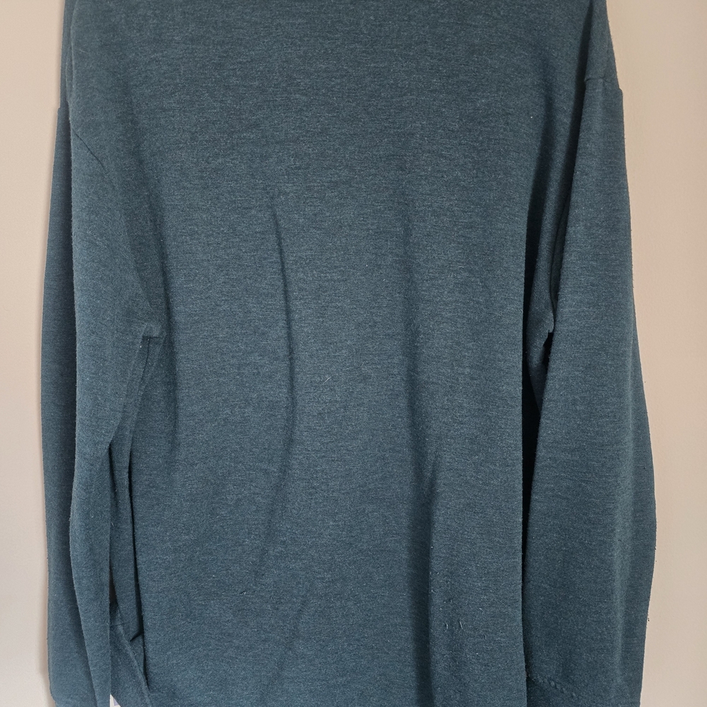 Orvis Men's Teal-Blue Crewneck Sweater - Picture 4 of 4
